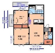 Reveur Hachimanyamaの間取り画像