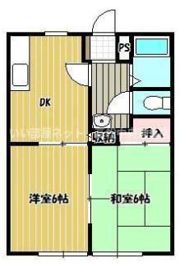 グリーンヒルズうしお B棟の間取り画像