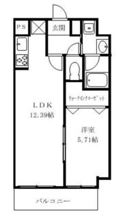 クオーレ浅草の間取り画像