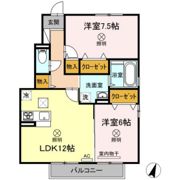 レゾナンツ A棟の間取り画像
