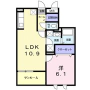ヴンダーバールの間取り画像