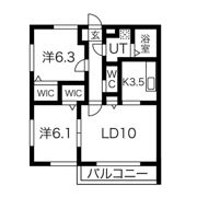 アプリーコ共和西の間取り画像