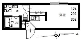 Maison la vie旗の台の間取り画像