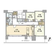 HARUMI FLAG SUN VILLAGE B棟の間取り画像