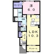 ポルト ボヌールⅡ棟の間取り画像