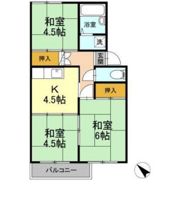 セジュール中野の間取り画像