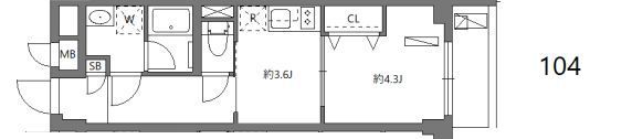 ワーフときわ台の間取り画像