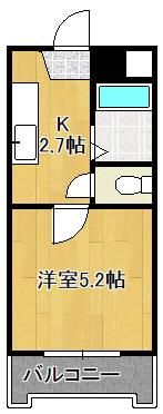 ユースハイツMDの間取り画像