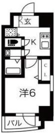 エスリードレジデンス大阪福島フロントの間取り画像