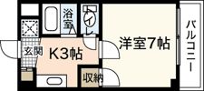 セレーヌ品川の間取り画像