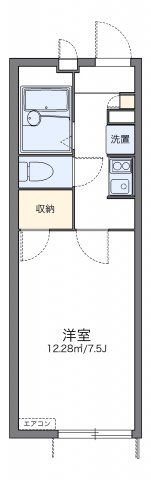 レオパレス唐沢の間取り画像