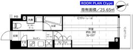 ステージファースト飯田橋アジールコートの間取り画像