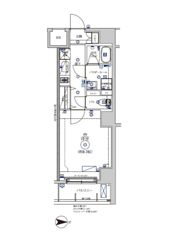 RELUXIA千住大橋の間取り画像