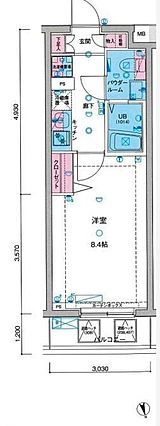 GENOVIA亀戸水神skygardenの間取り画像