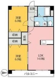 レオドリーム桐生の間取り画像