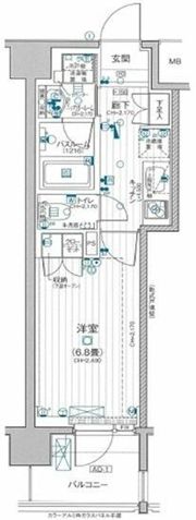 デュオステージ横濱天王町の間取り画像