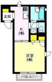 ル・クロワールB棟の間取り画像