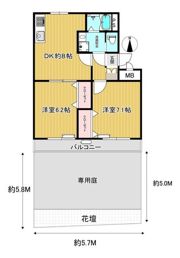 東荻窪マンションの間取り画像