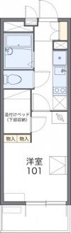 レオパレス陽だまりの間取り画像