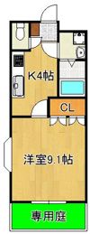 アメニティ徳力の間取り画像