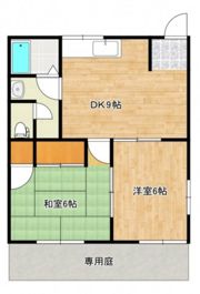 タウンハタノⅠの間取り画像