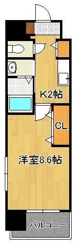 ベイプレイス小倉の間取り画像