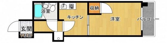 ダイアパレス舟入幸町の間取り画像
