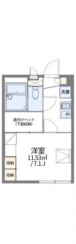 レオパレス プラスN＆Kの間取り画像