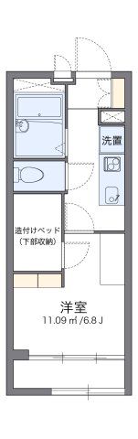 レオパレスポムールの間取り画像