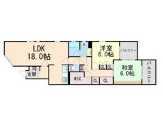 御影大蔵マンションの間取り画像