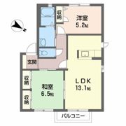 ジュネスタウン A棟の間取り画像