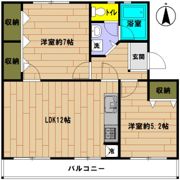 貸マンション 横浜市金沢区六浦南4丁目の間取り画像