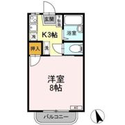 コーポあい A棟の間取り画像