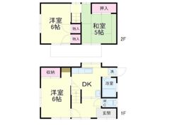 鴨江2丁目借家の間取り画像