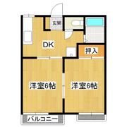 コーポサンフィールドの間取り画像