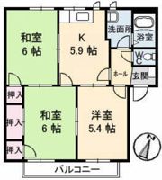 プレジオ泉田の間取り画像