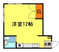 みなとやコーポの間取り画像