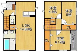 サンラプロ西鳴水IIB棟の間取り画像