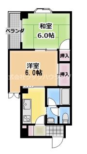 ベルメゾン高倉の間取り画像