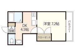 緑樹園コーポの間取り画像