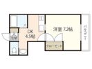 緑樹園コーポの間取り画像