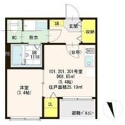 GLOWILL東三国の間取り画像