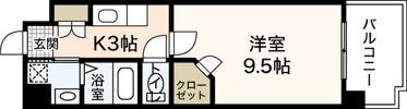 ロアール横川参番館の間取り画像