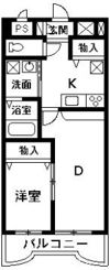 NNMマンションBの間取り画像