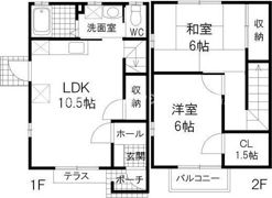 ヴィヴァン・ノールの間取り画像