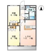 グランドールのぞえ1の間取り画像