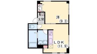 佳山ビルの間取り画像