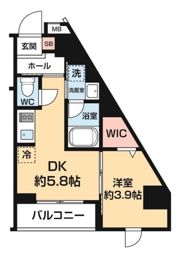 AZEST王子神谷の間取り画像