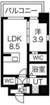 エスリードレジデンス梅田マークスの間取り画像