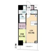 セレニテ江坂グランデの間取り画像